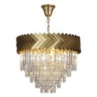 Lustră aurie design, Jetske