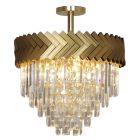 Plafonieră aurie design, Jetske