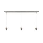 Aplică de perete fără abajur crom din aluminiu, Rika