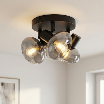 Spot LED de tavan negru design, Skip