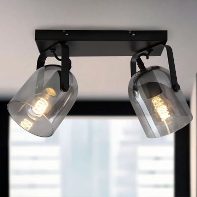 Spot LED de tavan gri design, Clyde