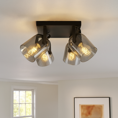 Spot LED de tavan gri design, Clyde