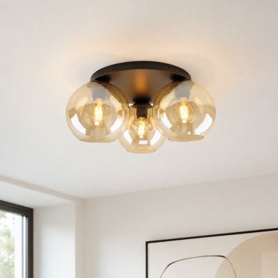 Plafonieră chihlimbar design, Emerson
