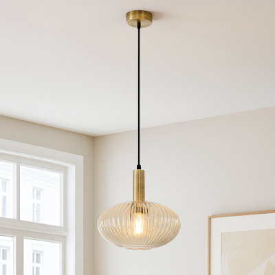 Lustră chihlimbar retro, Charlois