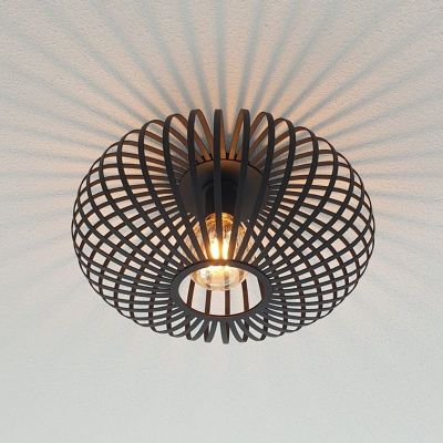 Lampă de tavan neagră industrială, Lieve