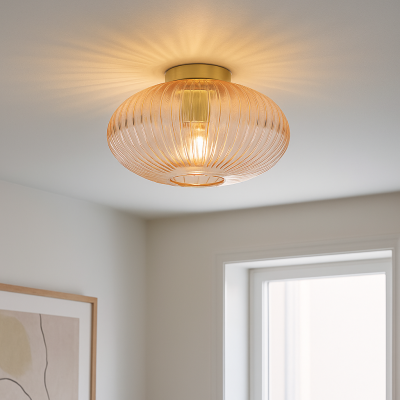 Lampă de tavan roz design, Charlois