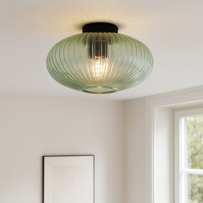 Lampă de tavan verde design, Charlois