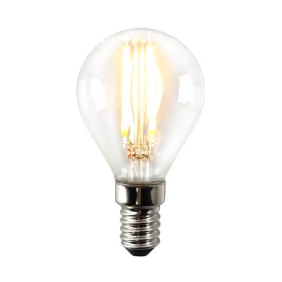 Lampă LED E14 Olucia cu intensitate reglabilă, Sorna, P45, 4W, 2700K