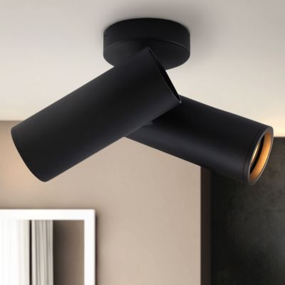 Spot LED de tavan negru modern, Nadi