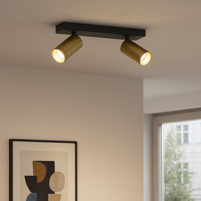 Spot LED de tavan alamă modern, Nadi