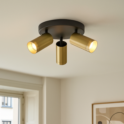 Spot LED de tavan alamă modern, Nadi
