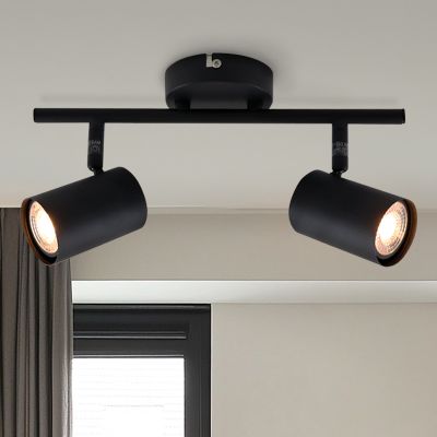 Spot LED de tavan negru modern, Elena