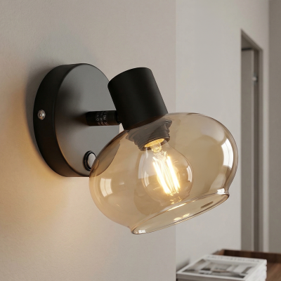 Spot de perete chihlimbar design, Skip, con întrerupător