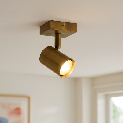 Spot LED de tavan bronz modern, Elena