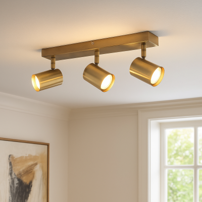 Spot LED de tavan bronz modern, Elena