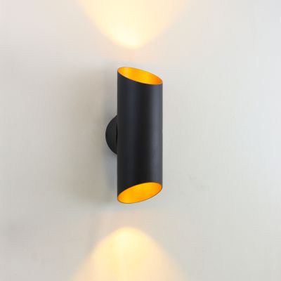 Aplică de perete neagră modernă, Violet