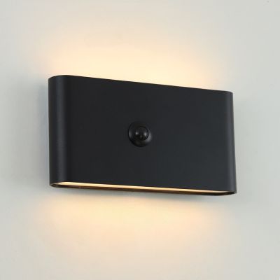 Aplică reîncărcabilă neagră modernă, Rodigo, 1W, LED 3000K, IP44