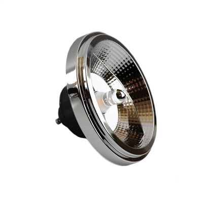 Lampă LED GU10, AR111, 12 wați, 2700K, reglabilă, spate negru