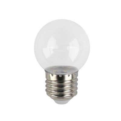 Bec LED transparent alb cald - 1 Watt
