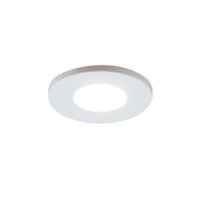 Spot încastrat pentru foișor alb modern, Dico, 3W, LED 2700K, IP65