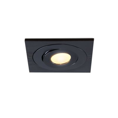 Spot încastrat pentru foișor negru modern, Rona, 3W, LED 2700K, IP44