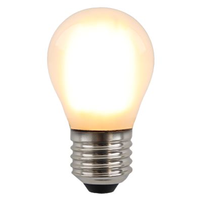 Lampă cu filament LED E27 Olucia, reglabilă, Carel, P45, 5W, 2700K