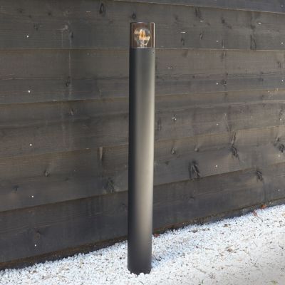 Lampă exterior neagră modernă, Sanel, IP44