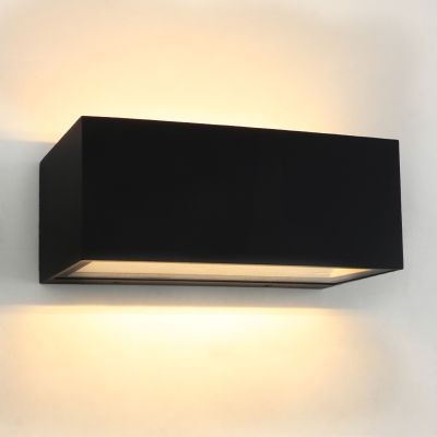 Lampă exterior neagră modernă, Cailey, 10W, LED 3000K, IP54
