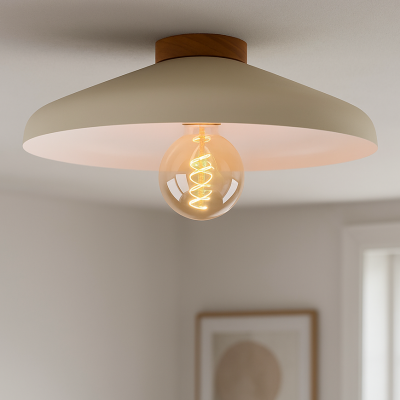 Plafonieră bej rustică, Freddie