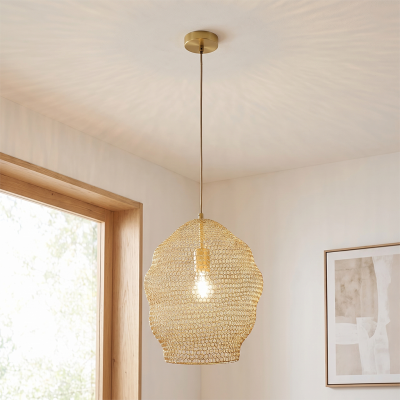 Lustră aurie design, Sep
