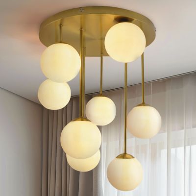Plafonieră alamă design, Stacy