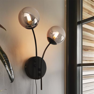 Aplică de perete gri design, Stacy