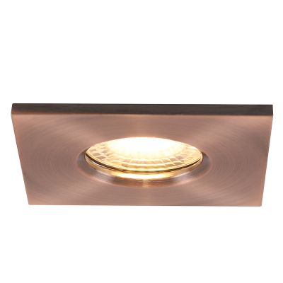 Spot încastrat baie cupru modern, Jule, IP65