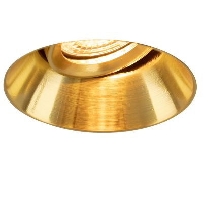 Spot încastrat fără rămă alamă din aluminiu, Sanaz