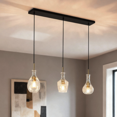 Lustră transparentă design, Danny