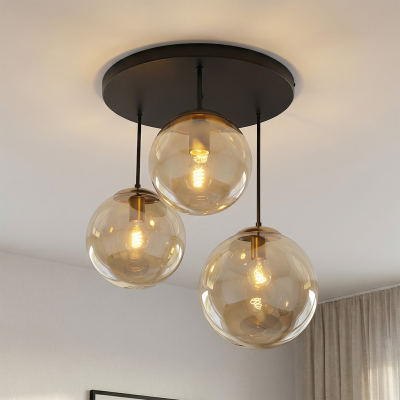 Plafonieră chihlimbar design, Dolf