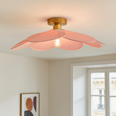 Plafonieră roz rustică, Nena