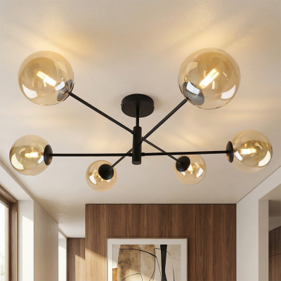Plafonieră chihlimbar design, Remo