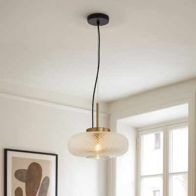 Lustră transparentă retro, Johnson