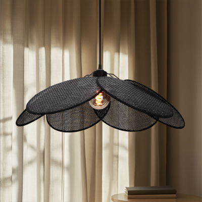 Lustră din ratan neagră, Rowen