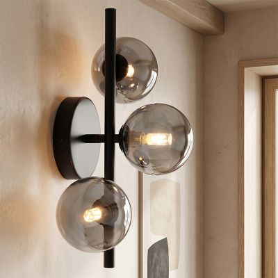 Aplică de perete gri design, Remo