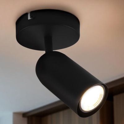 Spot LED de tavan negru modern, Jacey