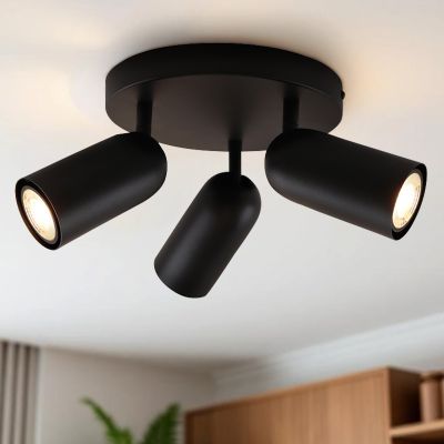 Spot LED de tavan negru modern, Jacey