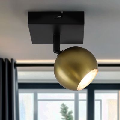 Spot LED de tavan alamă modern, Matea