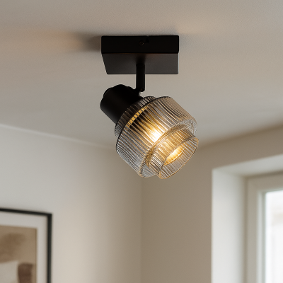 Spot LED de tavan gri retro, Paris