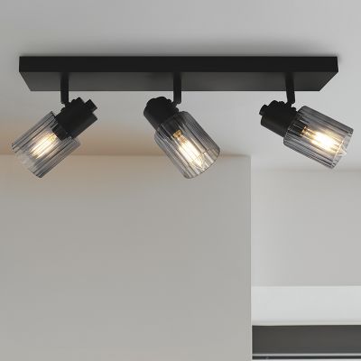 Spot LED de tavan gri retro, Omer