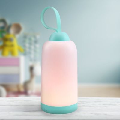 Lampă de noapte pentru copii albastră din plastic, Esper, 3W, LED 3000K, dimmabil în 3 trepte
