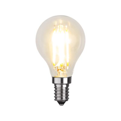 Lampă cu filament LED E14, reglabilă, 4.2W, 2700K