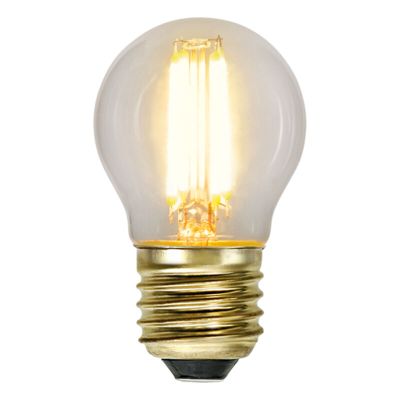 Lampă sferică E27 cu reglare intensitate luminoasă în 3 trepte, 4W, alb extra atmosferic