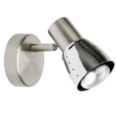 Aplică de perete crom din metal, Rieko